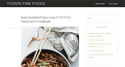 Desktop Screenshot of foodiefinefoods.com